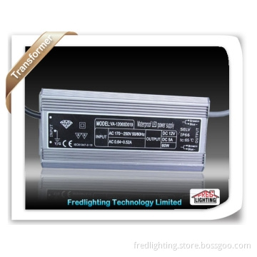 60W Waterproof Power Supply/ Transformer/Driver